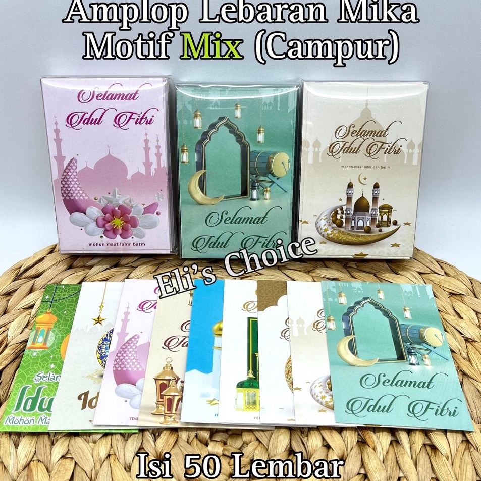 

Super Quality MIX ISI 5 AMPLOP ANGPAO LEBARAN MIKA HARI RAYA IDUL FITRI RAMADHAN 223 MIKA MIX ISI 5 LEMBAR TERMURAH READY STOCK