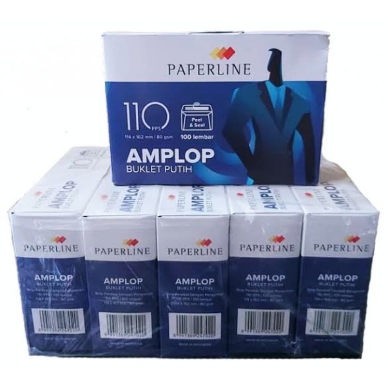 

(5 Box) Amplop Paperline PPS 110 Polos 114x162mm