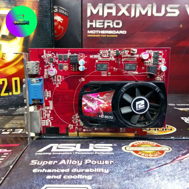 VGA Card AMD ATI Radeon HD 6570 2Gb 128Bit DDr3