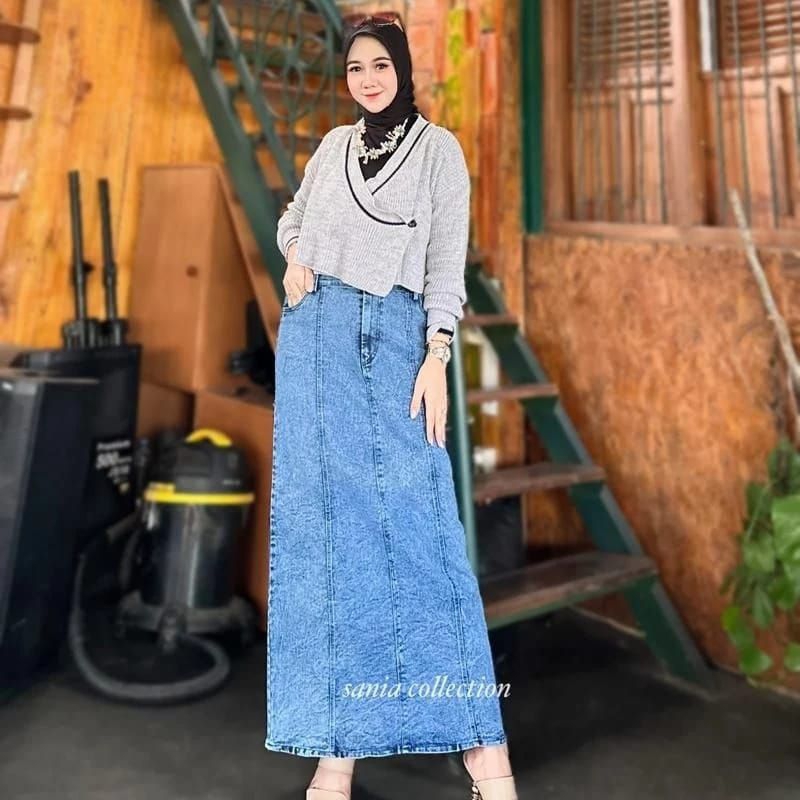 ROK SPAN JEANS LIST 2 PREMIUM ORI BY SANIA COLLECTIONS