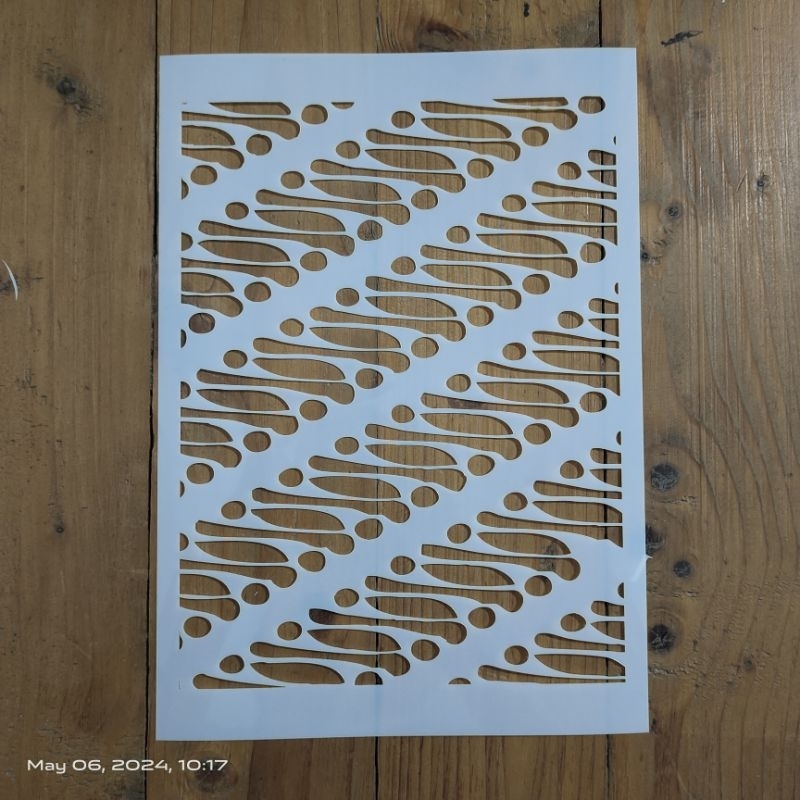 

Stencil Batik Indonesia Ukuran A4 (21 * 29,7 cm)