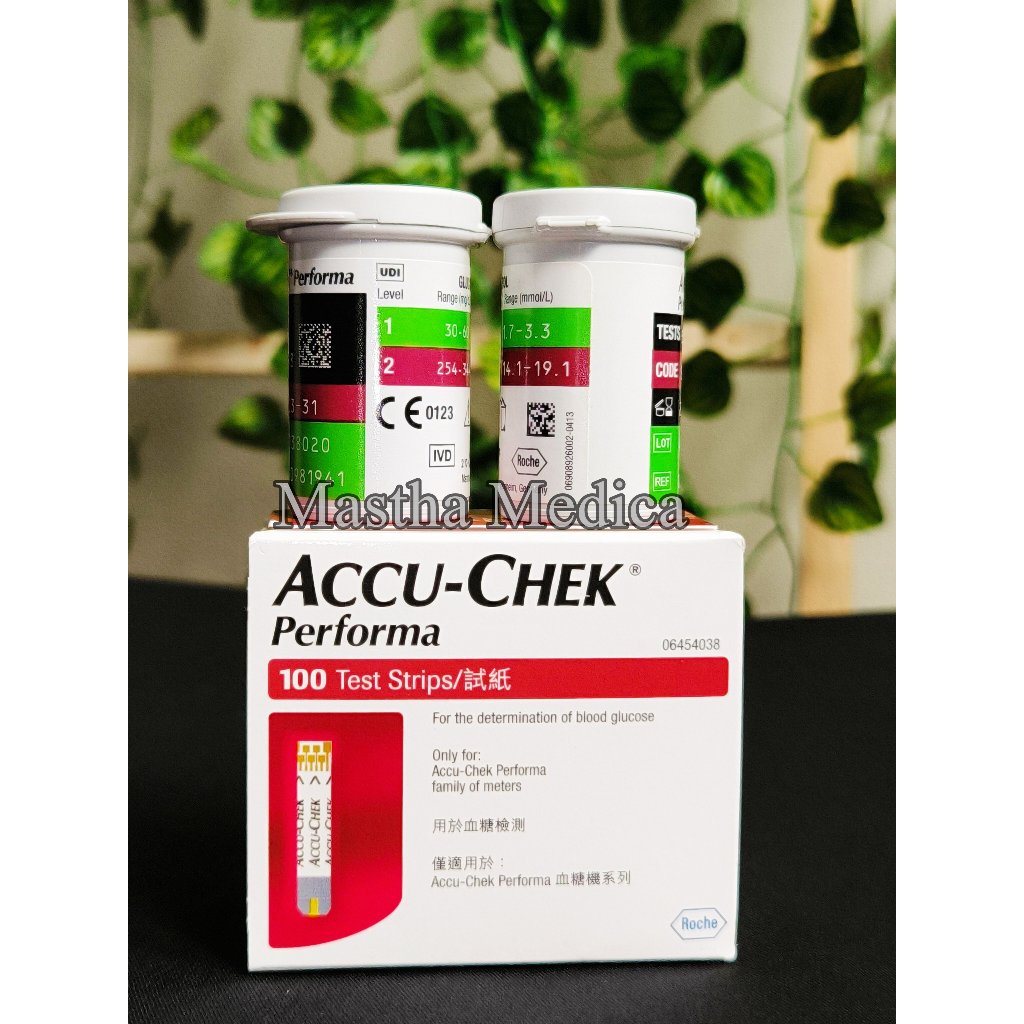 Strip Accu Check Performa Refil Stik Gula Darah Glucose Accucheck Performa