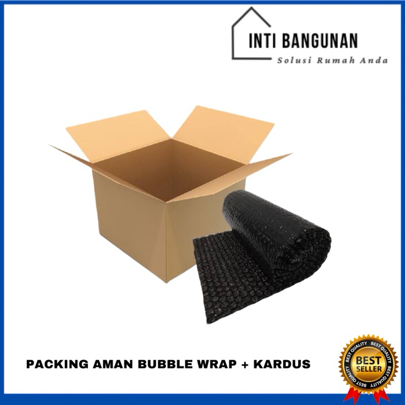 

Tambahan Packing Bubble Wrap + Kardus Anti Pecah Anti Koyak