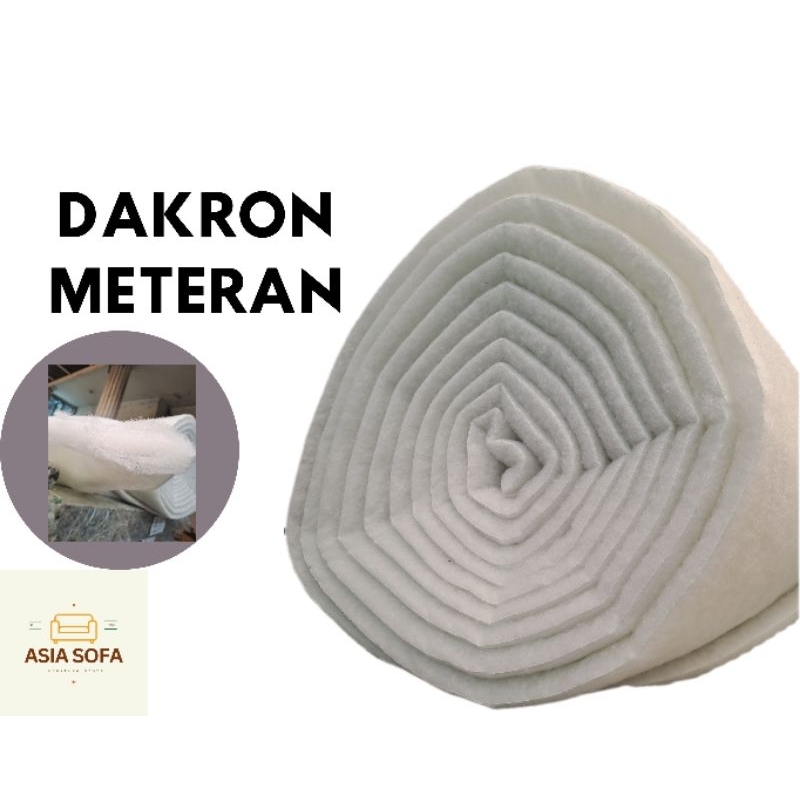 Dakron/Slikon Meteran / Dakron Belah lapis pelapisan busa sofa