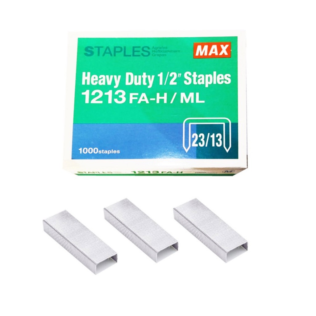 

Refill Isi Staples Max 1213 Heavy Duty Stapler Penjilidan Max 1213
