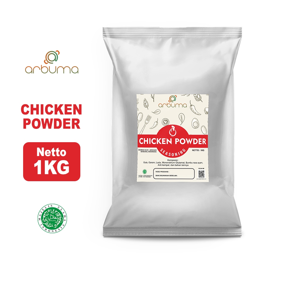 

ARBUMA Seasoning Chicken Powder 1Kg Halal Bumbu Masak Dapur Bubuk Instant Premium