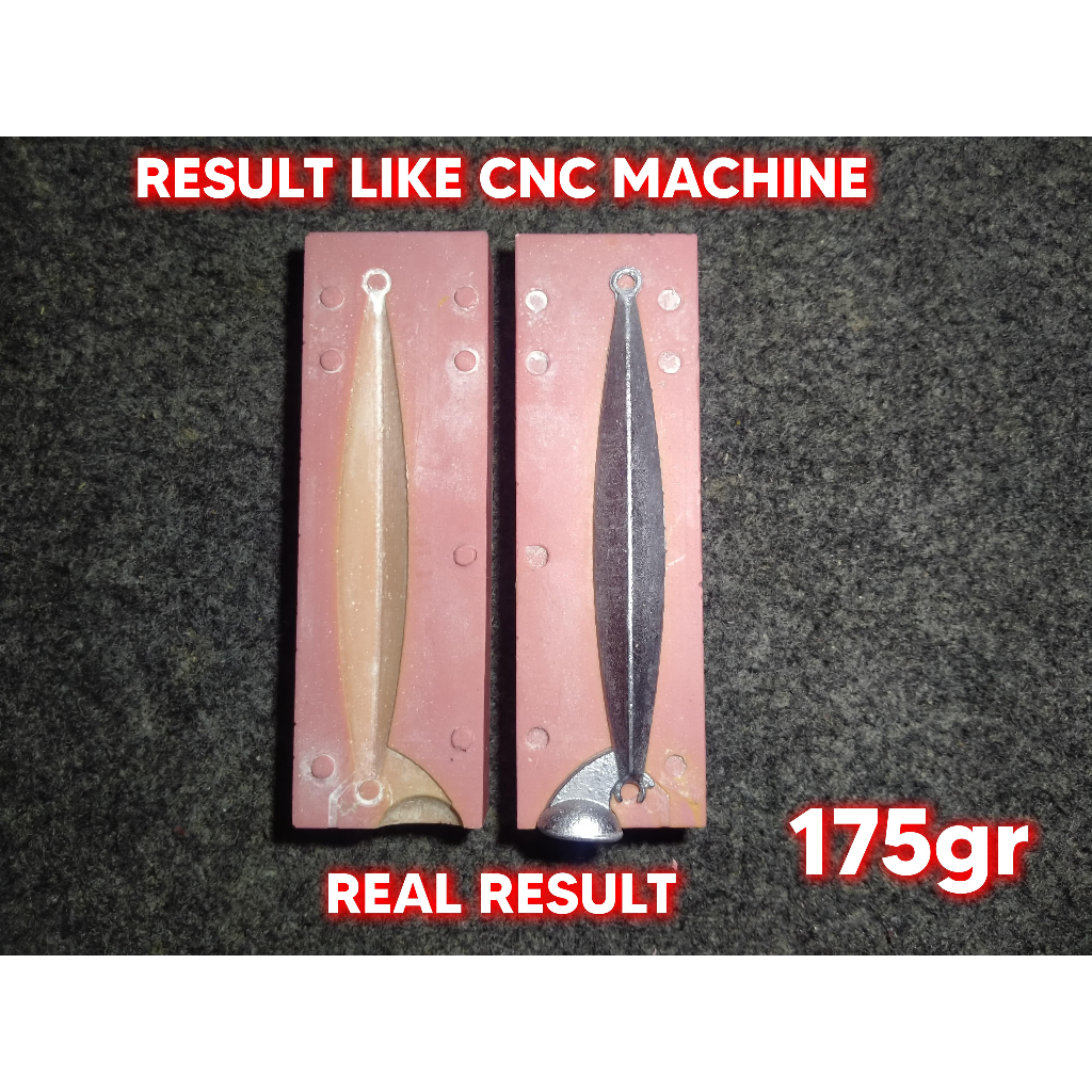 Molding Cetakan Umpan Ikan Metal Jig Micro Jig Tokayo 175gr