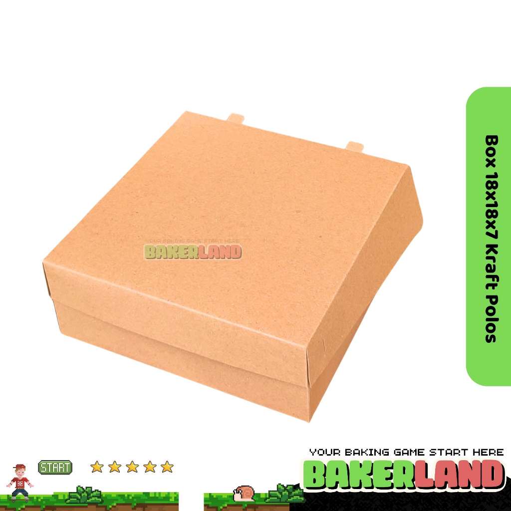 

Dus 18x18x7 / Dus Catering / Box Catering / Kemasan Nasi Box / Dus NAsi / Lunch Box / Dus Kue