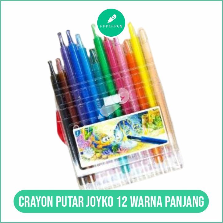 

Crayon PUTAR Joyko 12 Warna Panjang