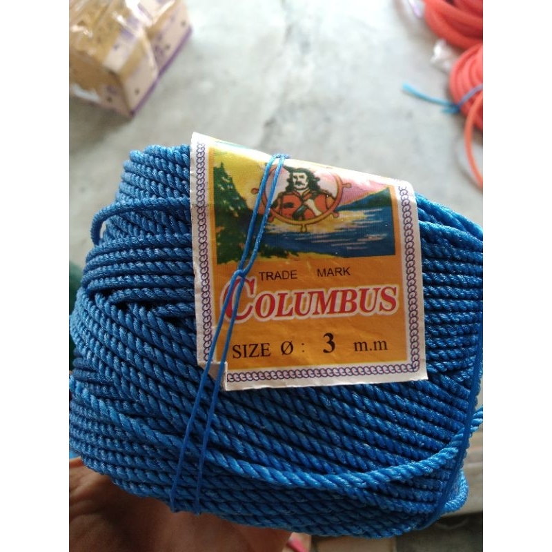 

tali tambang plastik super colombus dari 2mm-4mm