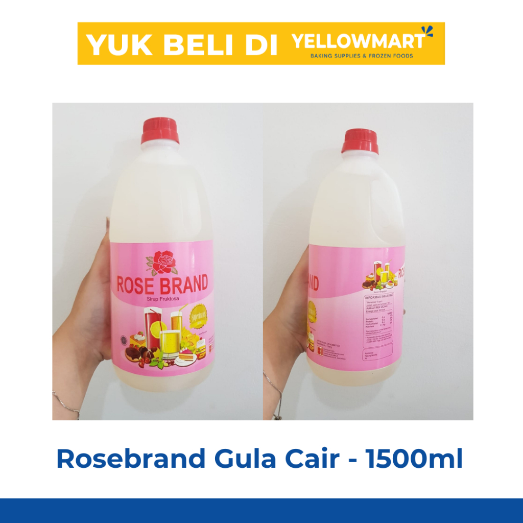 

Rose Brand Gula Cair Gula Putih Sugar - 1500ml