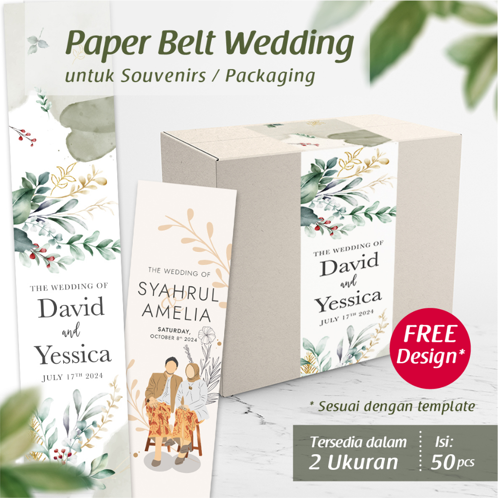 

Paper Belt Wedding/ Pita Wedding Custom/ Souvenir Wedding