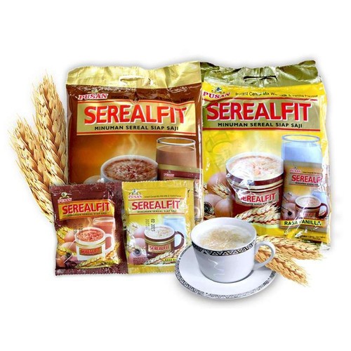 

Sereal FIT Sarapan Sereal FIT Pusan isi 20 Sachet Praktis Sereal Vanilla & Coklat