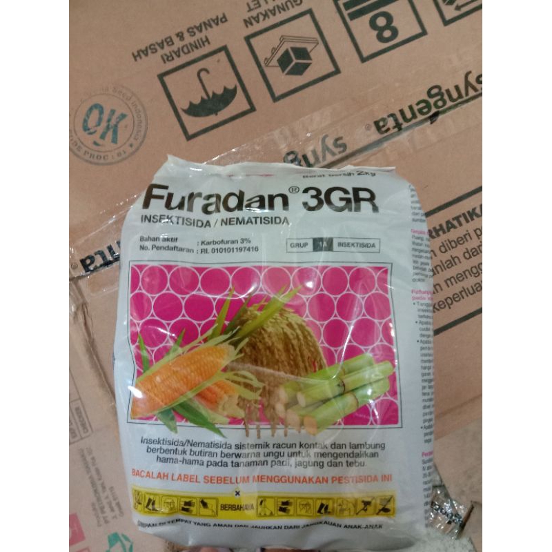 obat pertanian insektisida FURADAN 2kg
