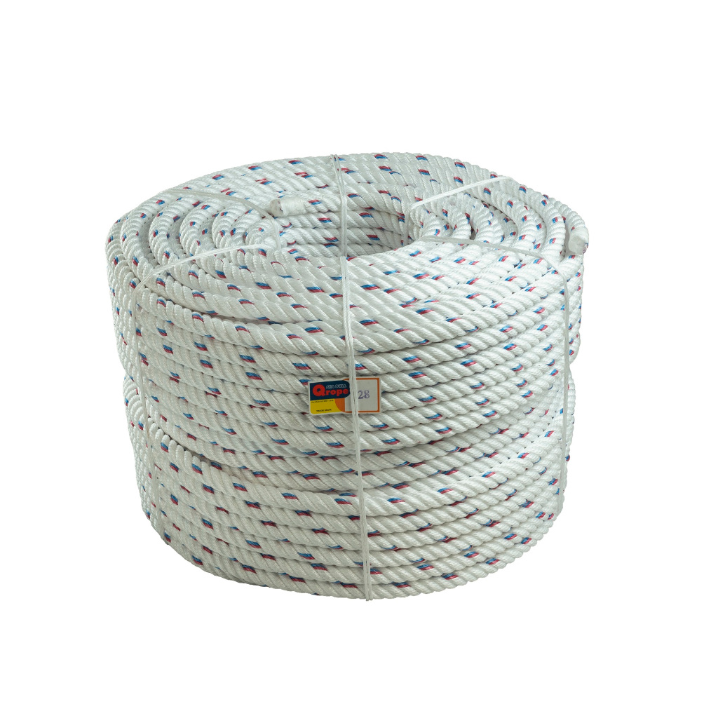 

Tali Tambang Plastik PP/Tali Tampar PP Polypropylene 28 mm +/- 220m Qrope