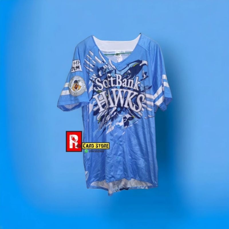 Jersey Baseball softbank blue motif