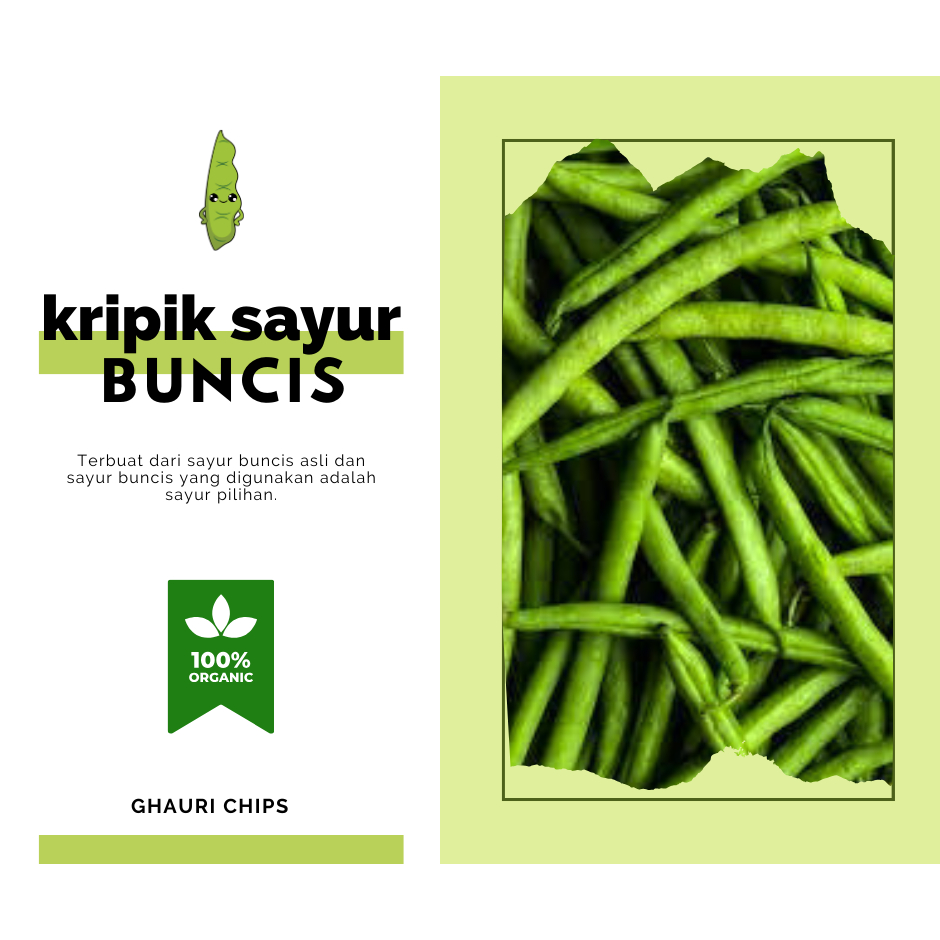 

kKRIPIK SAYUR BUNCIS ukuran 100g