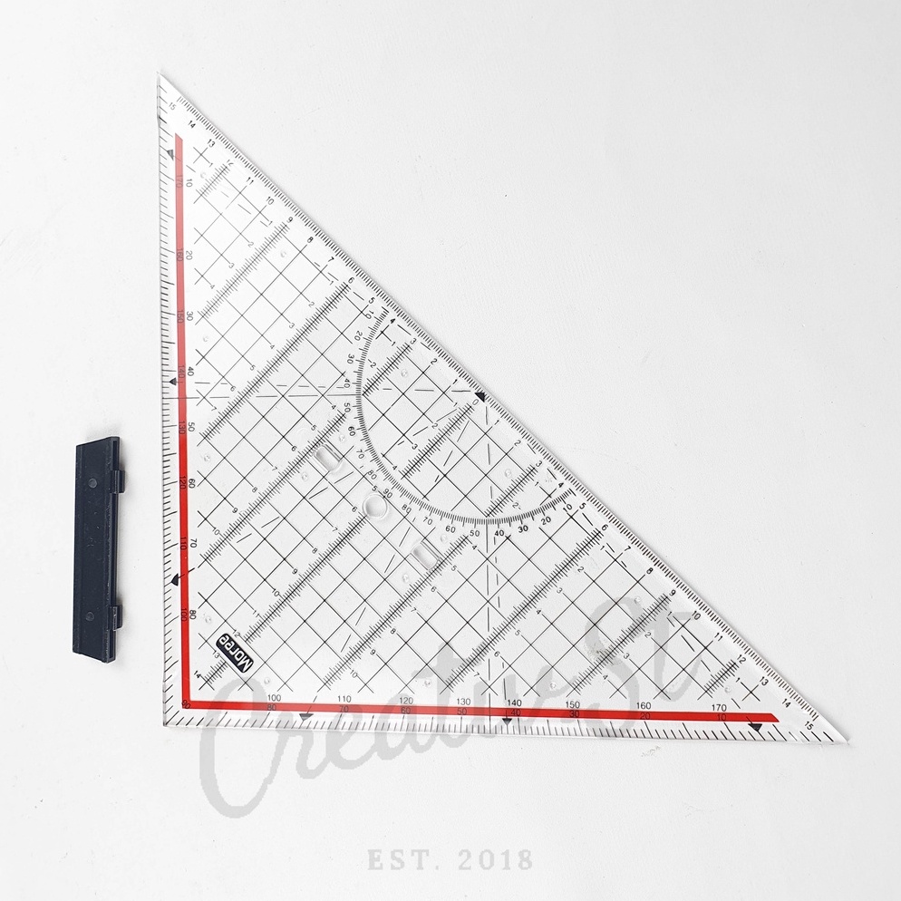 

KODE H2L7 Moree Ruler Penggaris Segitiga Pegangan Arsitek Desain Interior