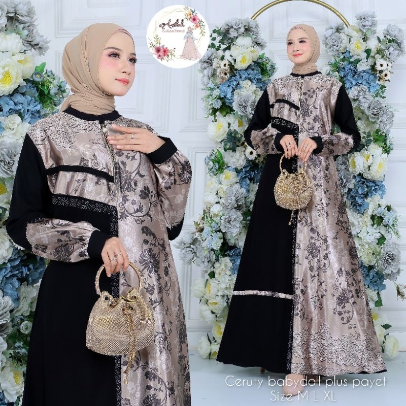 GAMIS ALCAVELA VOL.2 EXCLUSIVE JATBLACK MIX ARMANY SILK SWAROWSKY