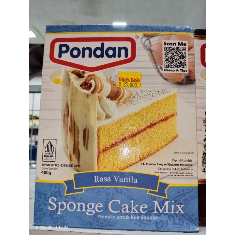 

BUBUK PONDAN INSTAN BERVARIASI