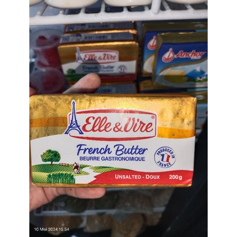 

Elle & Vire Unsalted Butter 200gr