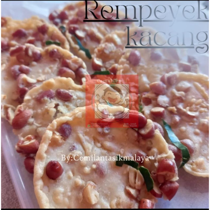 

500gr-Rempeyek/gorengan/rempeyekkacang/cemilanrenyah