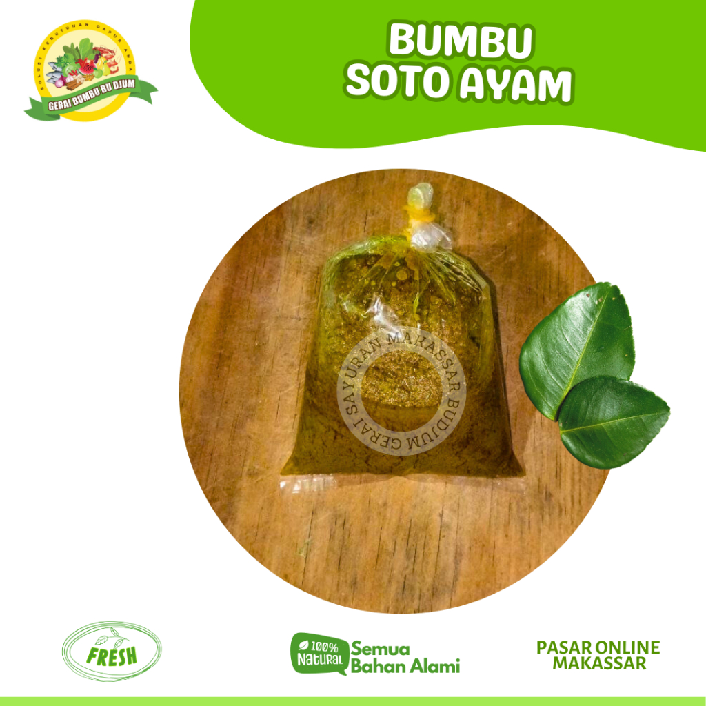 

BUMBU SOTO AYAM BUDJUM BUMBU JADI INSTAN SIAP PAKAI INSTANT