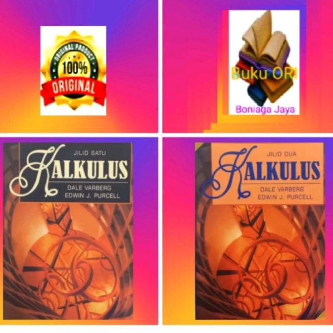 KALKULUS PURCELL Edisi 7 Jilid 1 & 2, Original