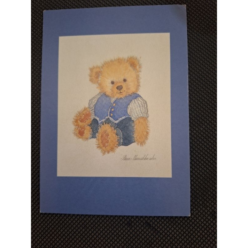 

kartu pos beruang/bear postcard