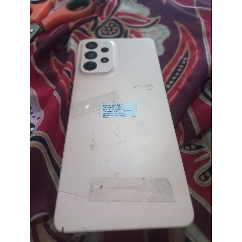 tutup backdoor samsung a33 5g ori copotan hp minus sobek