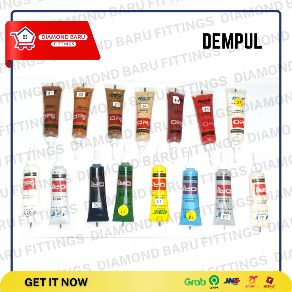 Dempul Tusir HPL PVC Sheet Vinyl Lantai Repair Paste ORI