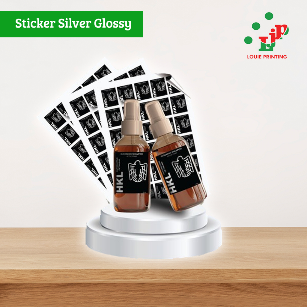 

Louie Printing Cetak Sticker Silver Glossy A3+ + Kiss Cut