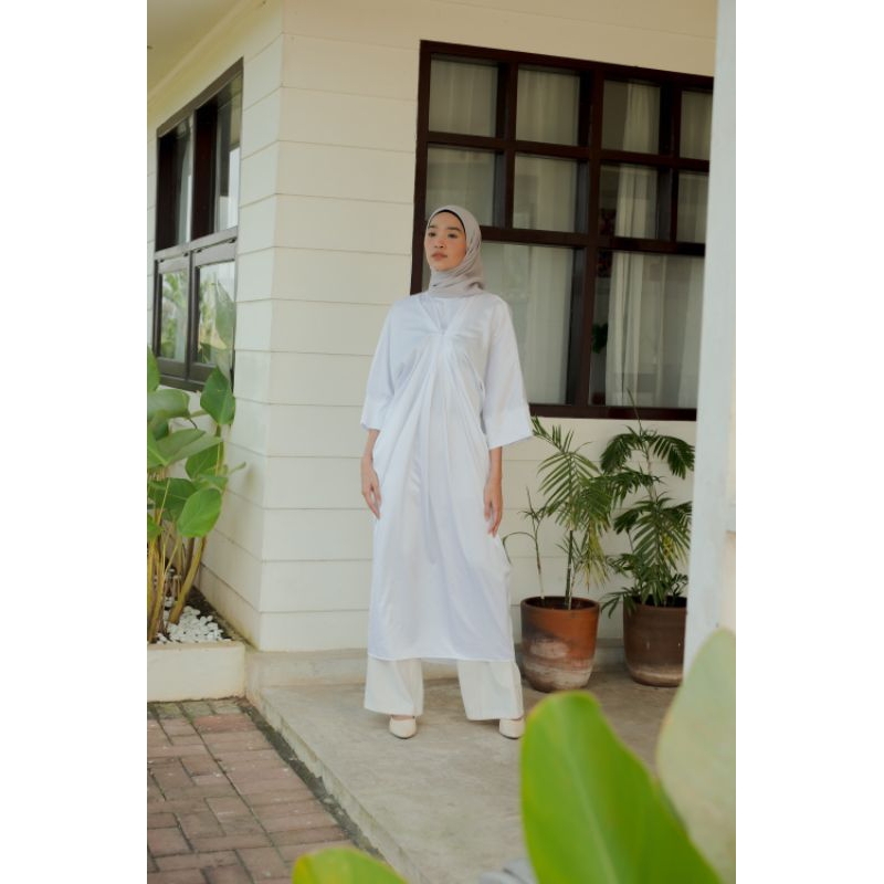 Kaftan Silk - Kaftan Dress Lebaran Bahan Armani Silk Premium