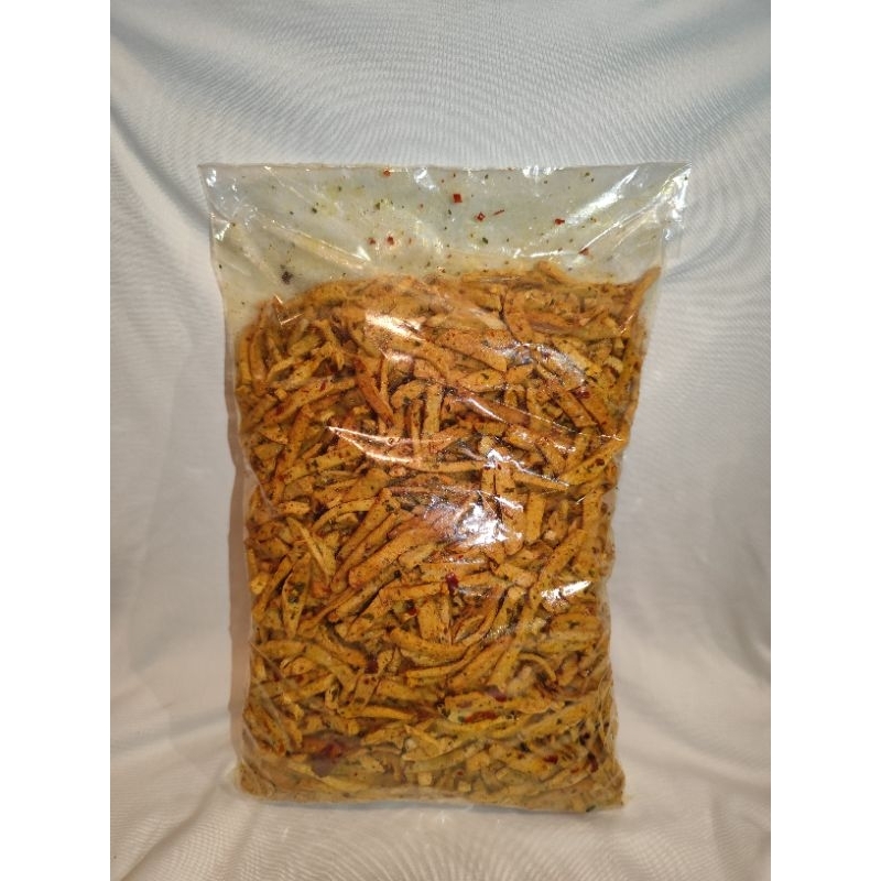 

Basreng Original Daun Jeruk dan pedas sedang daun jeruk 1 kg