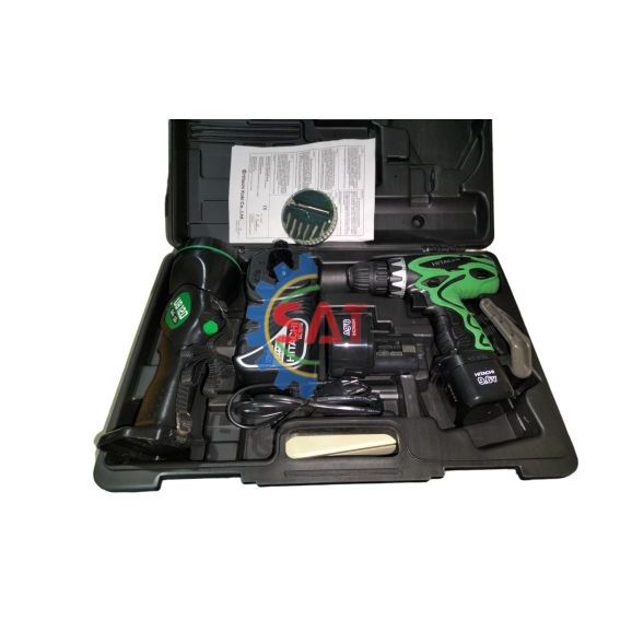 HITACHI DS9DVF3 MESIN BOR BATERAI DS 9 DVF 3 CORDLESS DRILL DRIVER + TORCHLIGHT UB21D