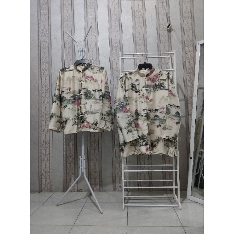 baju cheongsam / pakaian pria Chinese / kemeja cina