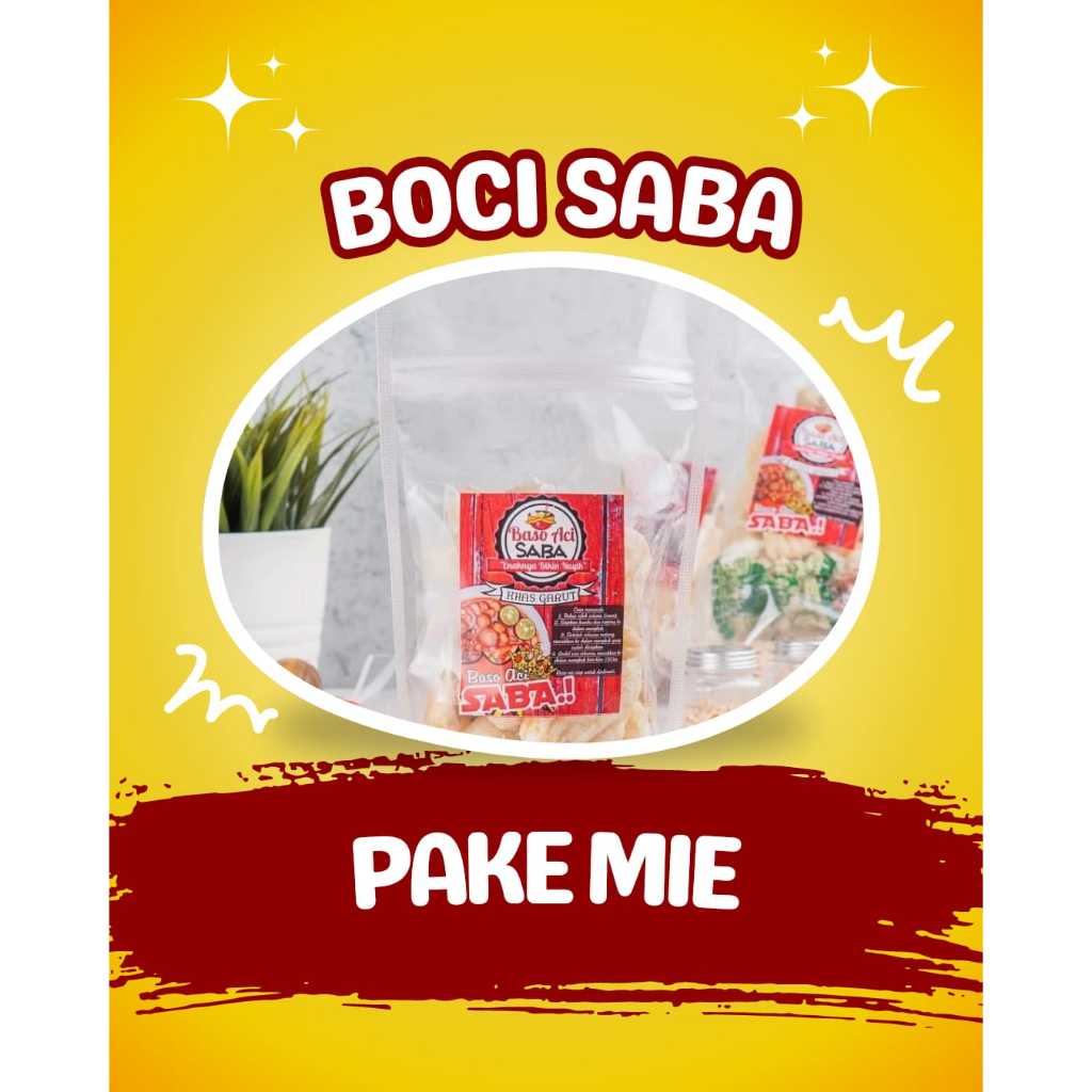 

Baso Aci Makanan Instan Murah HALALisi 1pcs boci saba mie