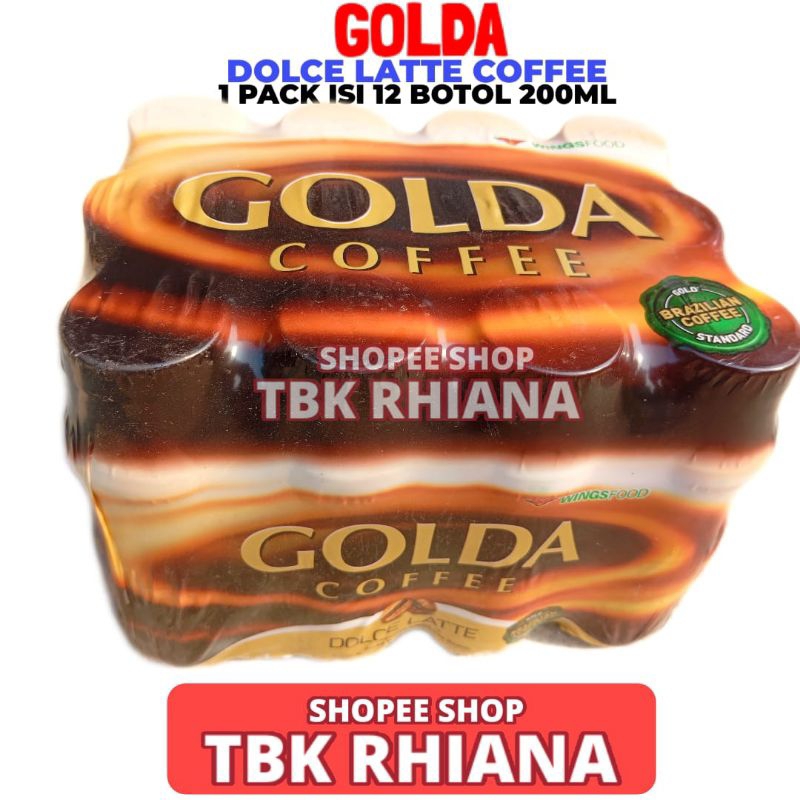 

Golda Coffee Dolca Latte 1 Pack Isi 12 Botol 200ml