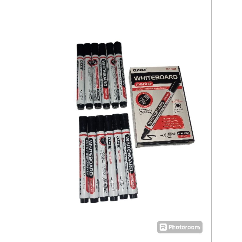 

Spidol Whiteboard Ozzie/Spidol Papan Tulis 12 Pcs