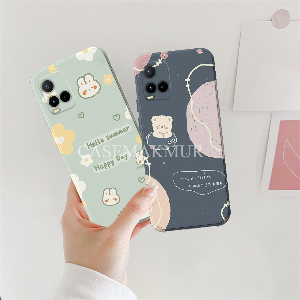 Softcase Untuk Y21 Y21s Y21t Y33s Y33t Bumper Tpu Softcase Lentur Motif All Type