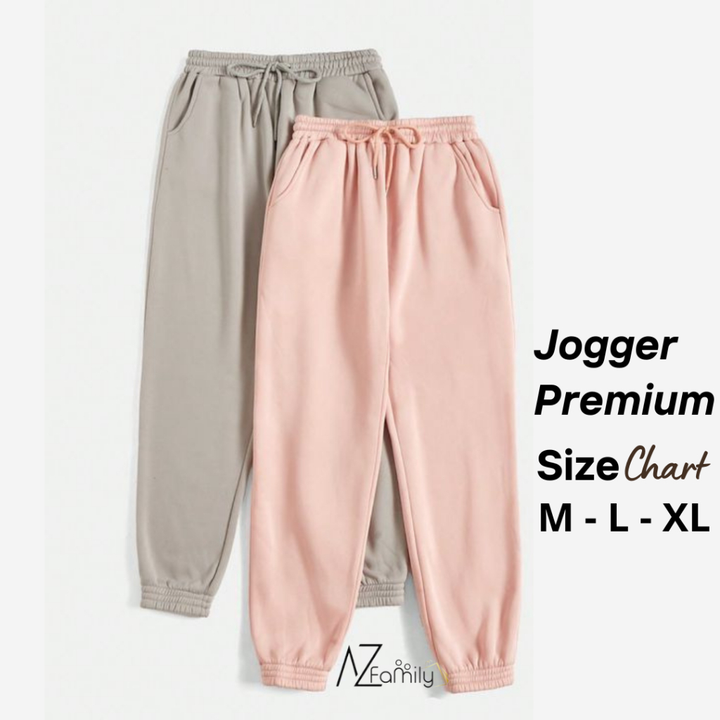CELANA JOGGER POLOS SWEATPANTS  PREMIUM M, L, XL, CELANA HANGOUT SANTAI PANJANG CELANA POLOS, CELANA