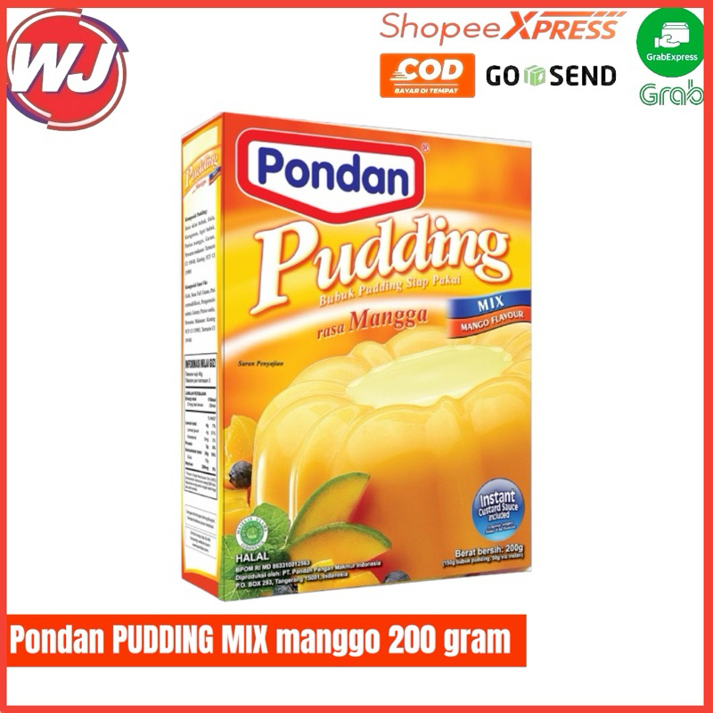 

pondan PUDDING mangga 200 gram