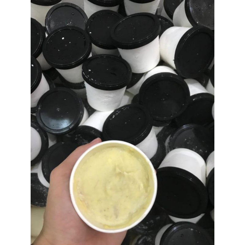 

Durian Cup Premium 100% Murni Daging Durian Tanpa Pemanis Buatan / Es Krim Durian Creamy Wangi