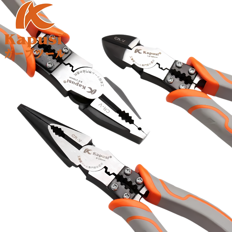 Kapusi Tang Kombinasi/Tang Lancip/Tang Potong/Tang Multifungsi/Heavy Duty/Tang Kabel Multifungsi