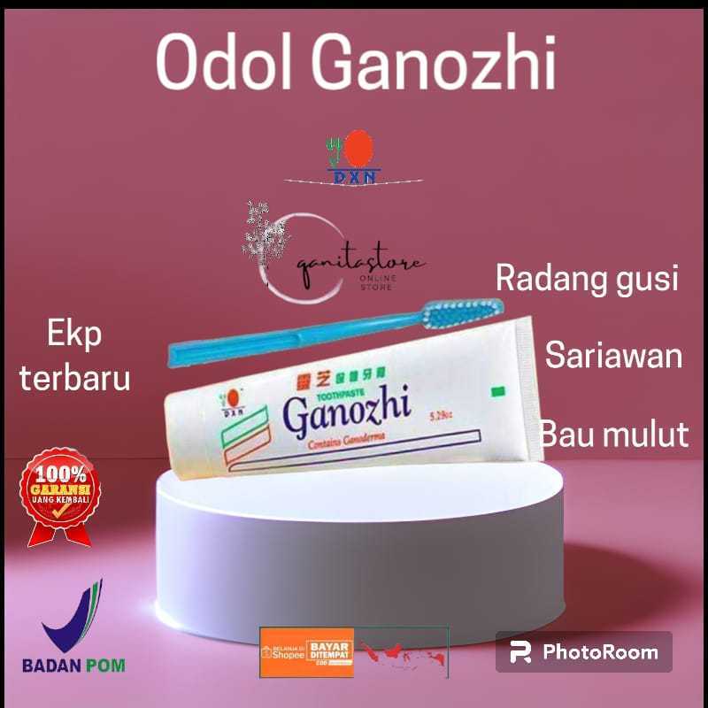 ODOL GANOZHI DXN 150 GRAM OBAT GIGI DXN karang gigi segar sariawan lama sembuh bau mulut