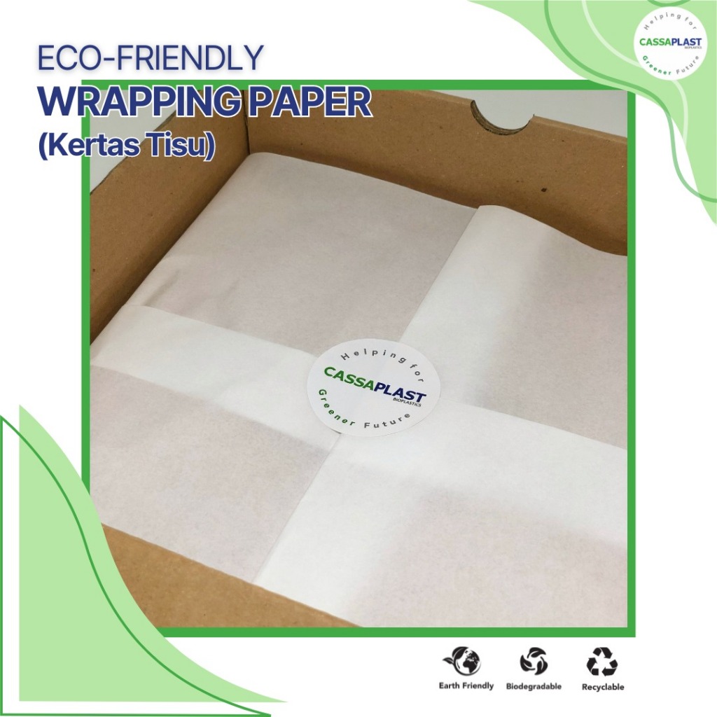 

Cassaplast Eco Friendly Wrapping Paper Kertas Tisu Packaging