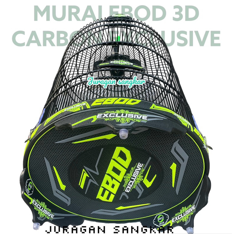 SANGKAR KANDANG MURAI EBOD 3D EXCLUSIVE LIMITED EDITION