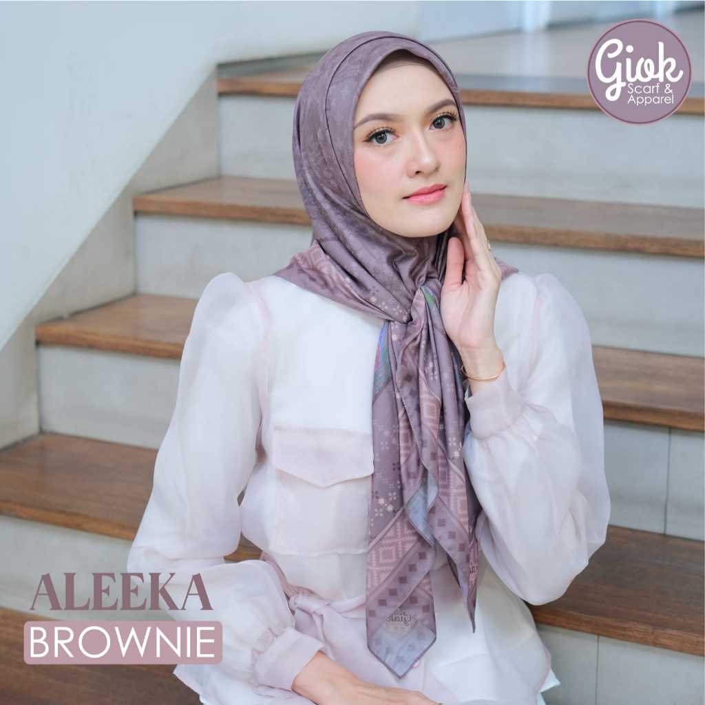 Aleeka Scarf by Giok Scarf - Scarf Printing Kerudung Printing