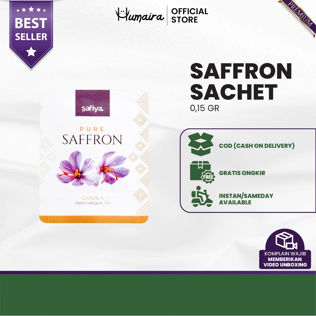

Safron Saffron Sachet 0.15 gr | Super Negin Grade A Original