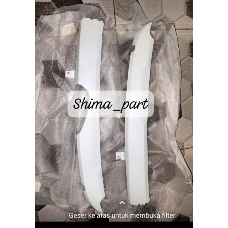 Footrest bawah Scoopy fi cover underside sayap tengah samping kanan kiri Scoopy fi 2016 putih